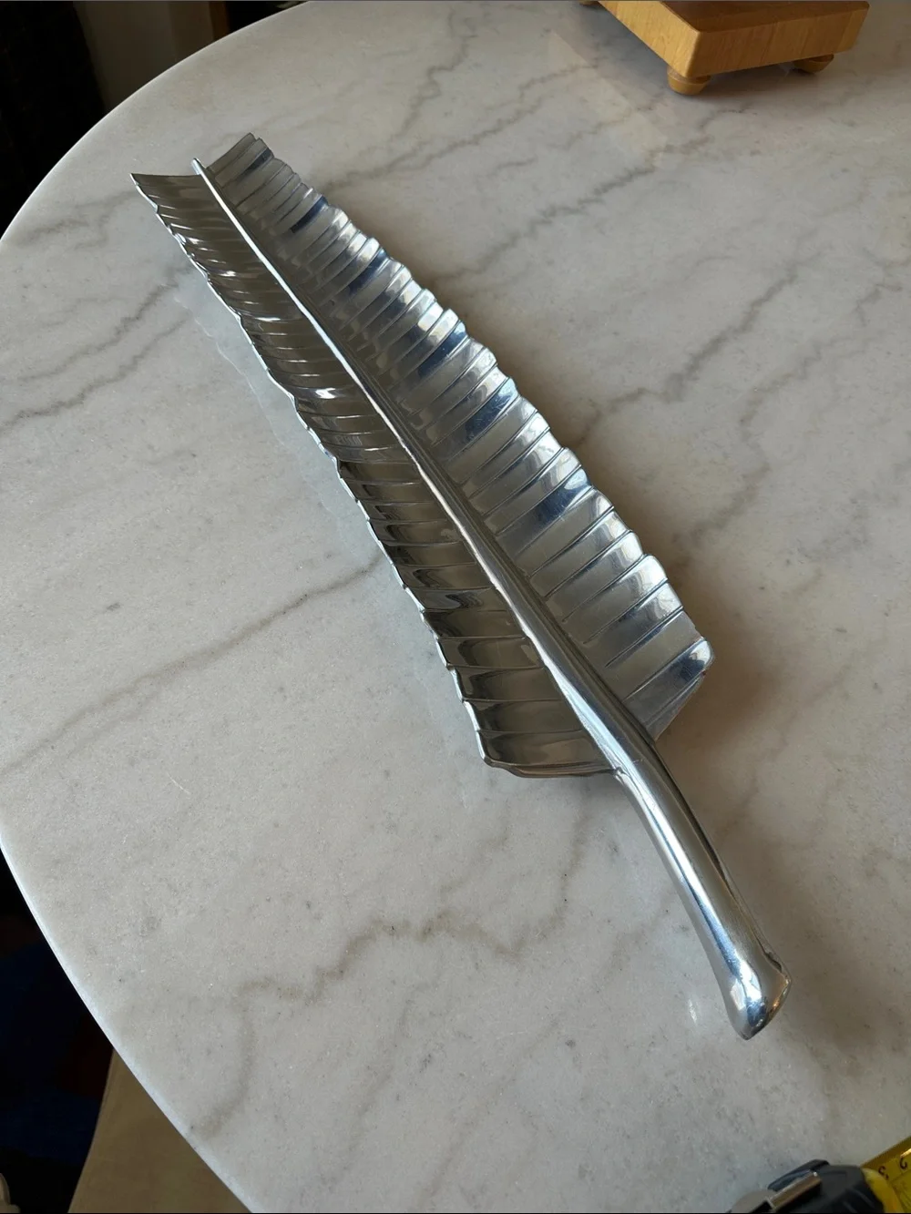 Bruce Fox banana leaf serving platter MCM